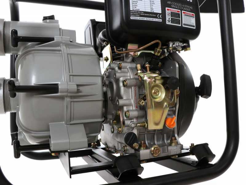 Motobomba di&eacute;sel Blackstone BD-T 8000 para agua sucia con racores 80 mm - Euro 5