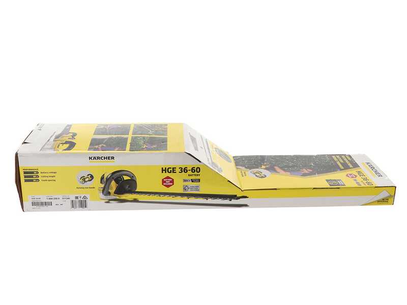 Cortasetos de bater&iacute;a Karcher HGE 36-60 - SOLO M&Aacute;QUINA - BATER&Iacute;A Y CARGADOR NO INCLUIDOS