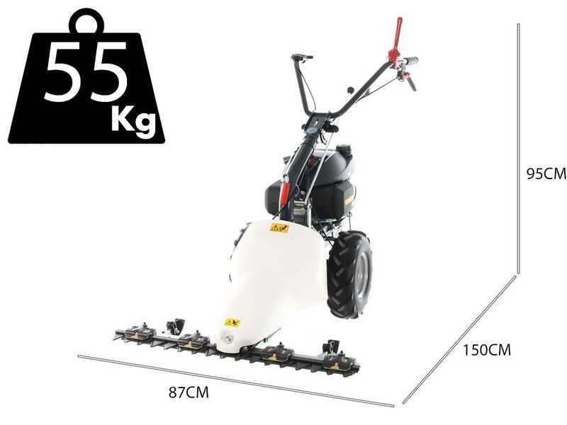 Eurosystems P55 - Motosegadora multifunci&oacute;n de doble cuchilla - Honda GCVX 170