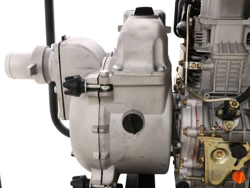 Motobomba di&eacute;sel Blackstone BD-ST 8000ES para agua sucia con racores 80 mm - Euro 5