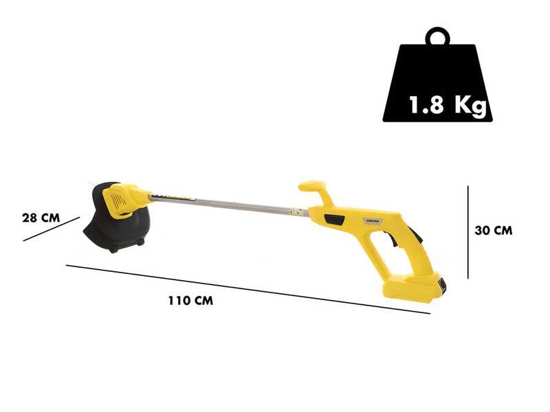 Karcher LTR 18-25 - Cortabordes de bater&iacute;a - BATER&Iacute;A Y CARGADOR NO EST&Aacute;N INCLUIDOS
