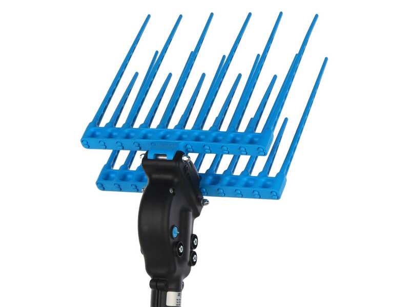 Campagnola Elektra - P&eacute;rtiga de aluminio 245 - 330 cm - Vareador de aceitunas el&eacute;ctrico de bater&iacute;a