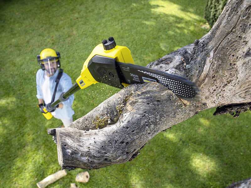 Karcher PSW 18-20 - Podadora de bater&iacute;a con p&eacute;rtiga telesc&oacute;pica - BATER&Iacute;A Y CARGADOR NO EST&Aacute;N INCLUIDOS