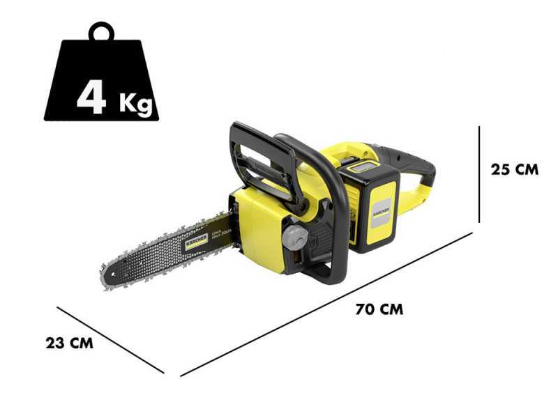 Karcher CNS 18-30 - Electrosierra de bater&iacute;a 18V 2.5Ah - Espada 30 cm