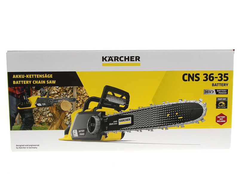 Karcher CNS 36-35 - Electrosierra de bater&iacute;a 36 V 2.5 Ah - Espada de 35 cm