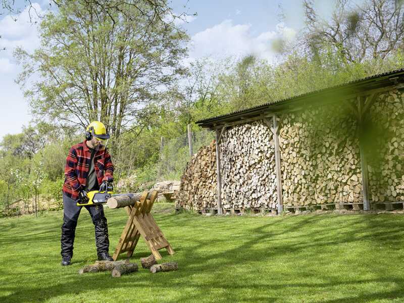 Karcher CNS 36-35 - Electrosierra de bater&iacute;a 36 V 2.5 Ah - Espada de 35 cm