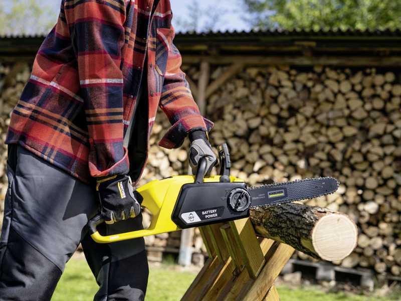 Karcher CNS 36-35 - Electrosierra de bater&iacute;a 36V 2.5 Ah - Espada de 35 cm