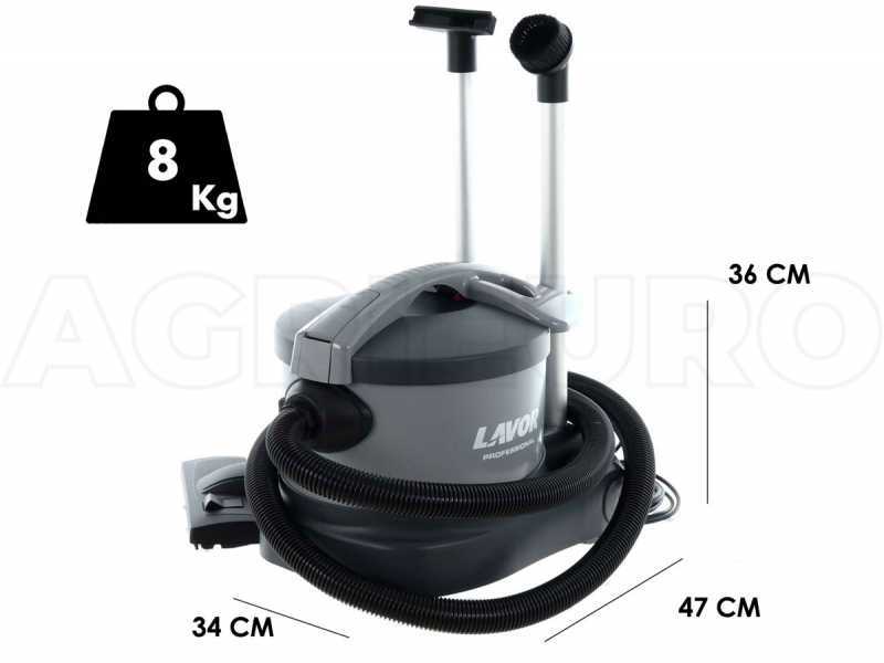 Lavor Whisper - 800 W - Aspirador de polvo profesional ULTRA silencioso - 800 W