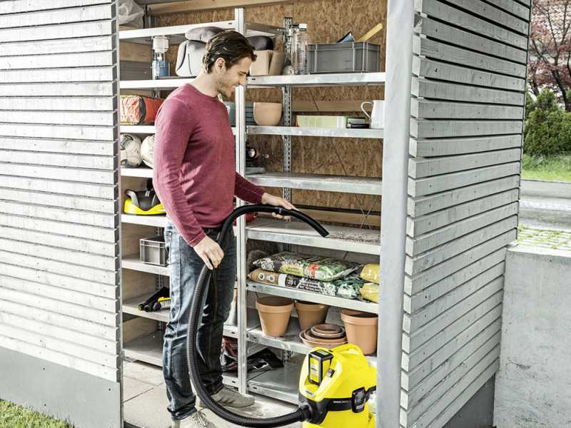 Karcher WD 3 - Aspirador multifunci&oacute;n a bater&iacute;a  - BATER&Iacute;A Y CARGADOR NO INCLUIDOS