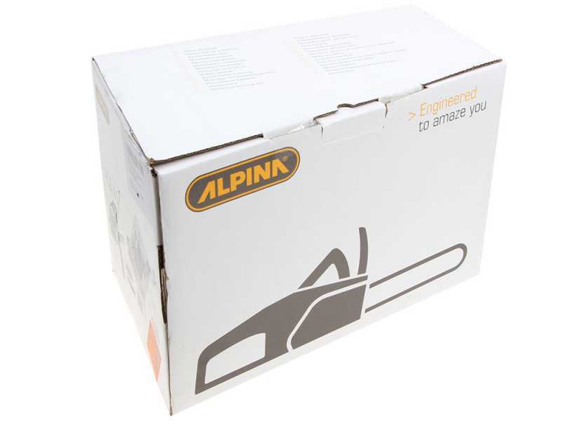 Motosierra de mezcla Alpina ACS 50 motor de 2 tiempos 49.3 cc potencia de 3 HP - Espada de 50 cm