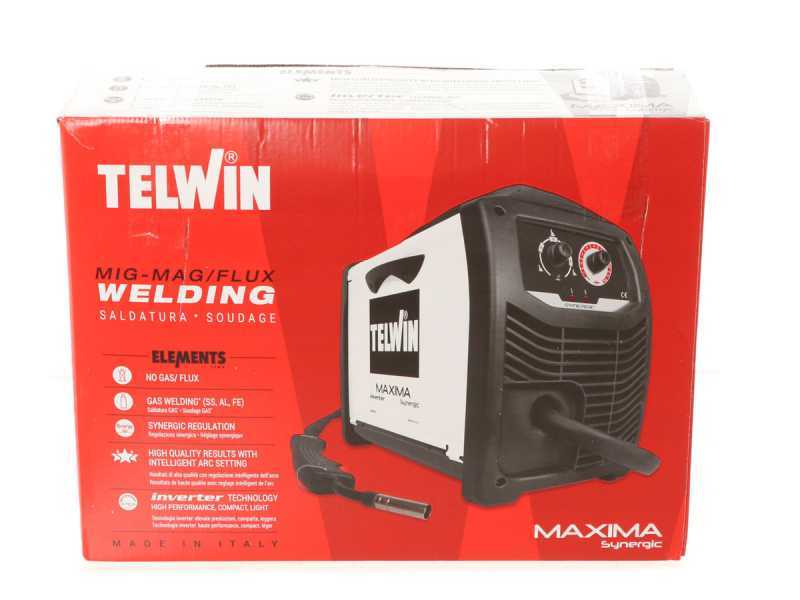 Soldadora inverter de hilo Telwin Maxima 190 Synergic - MIG-MAG/FLUX/BRAZING