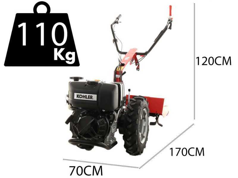 Ginko 706 - Motocultor di&eacute;sel - Kohler KD 15 350 - 9.5HP