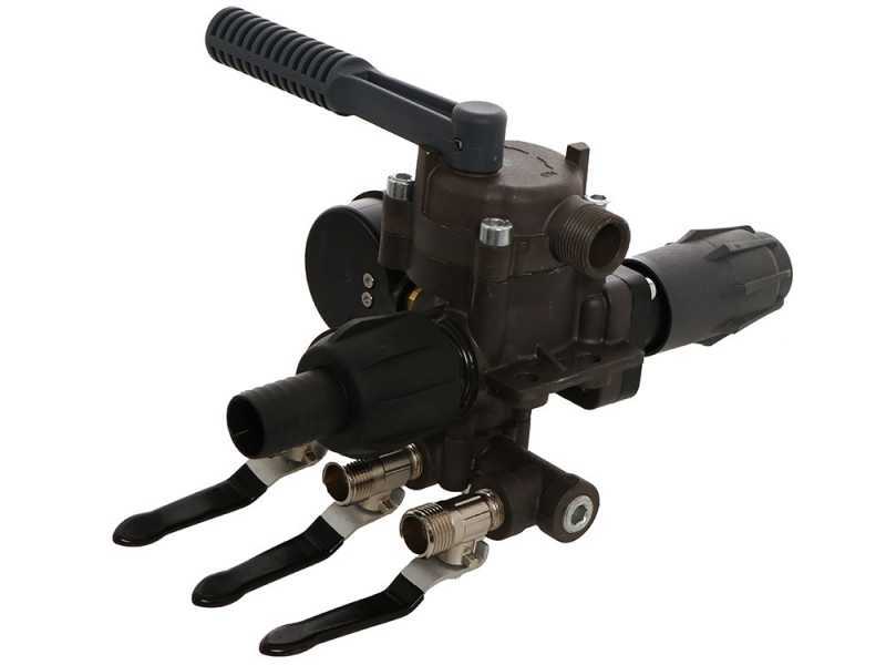Grupo de mando Comet HPR 2 de 3 v&iacute;as 150 l/m regulaci&oacute;n presi&oacute;n alta, media y baja