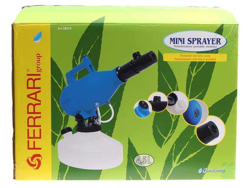 Ferrari Group Mini Sprayer EL 4.5 - Nebulizador port&aacute;til el&eacute;ctrico - 230V