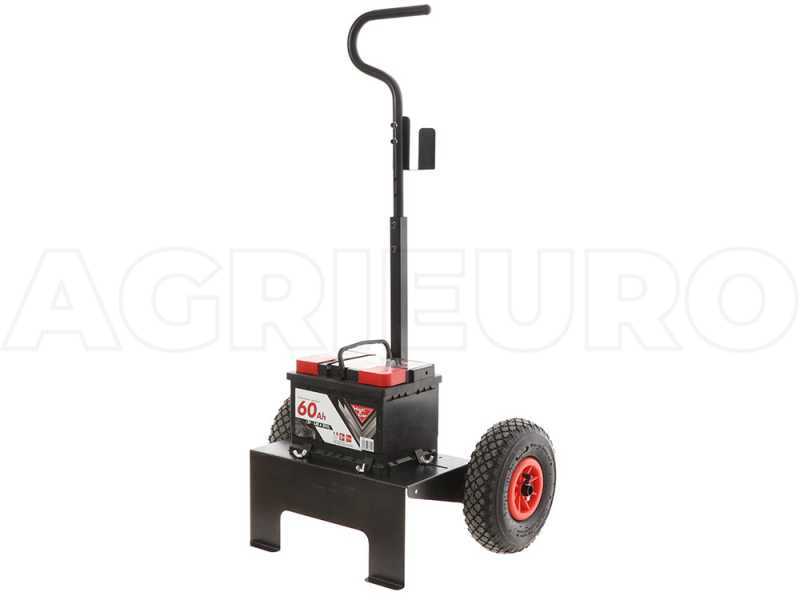 Carretilla de mano profesional Volpi para transportar bater&iacute;as de vareadores