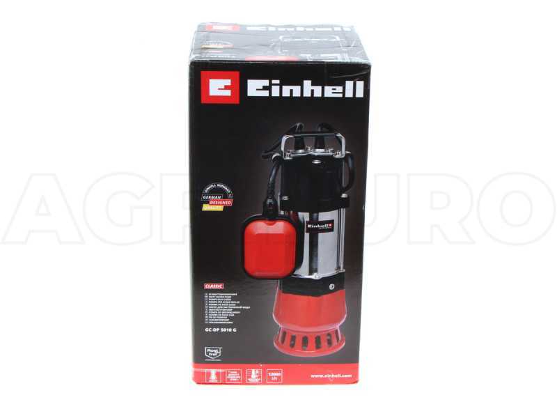 Bomba sumergible para agua sucia, Einhell GC-DP 5010G - chasis inox - 12000 l/h
