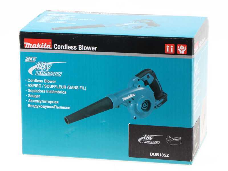 Soplador el&eacute;ctrico de bater&iacute;a Makita Dub185 - con bater&iacute;a de 3Ah/18V