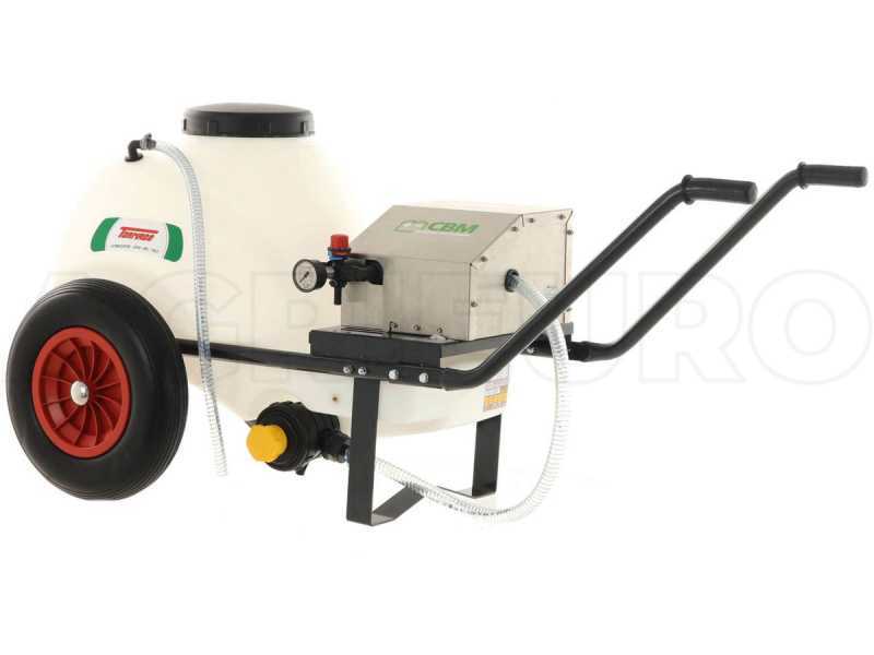 Comet CBM 1500 HP - M&oacute;dulo bomba de bater&iacute;a para fumigar - Carro con dep&oacute;sito de 120 l