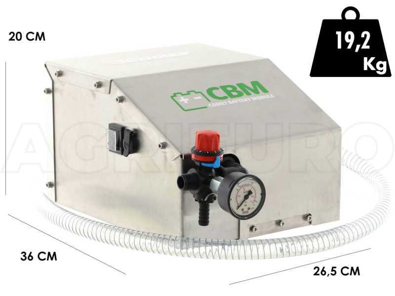 Comet CBM 1500 HP - M&oacute;dulo bomba de bater&iacute;a para fumigar - Carro con dep&oacute;sito de 120 l