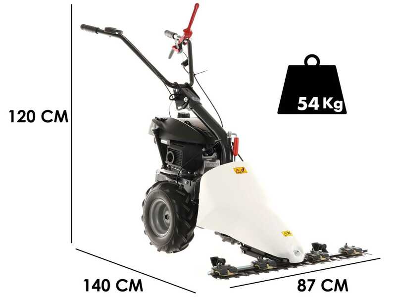Eurosystems GMP 210 H - Motosegadora de doble cuchilla - Honda GCVx