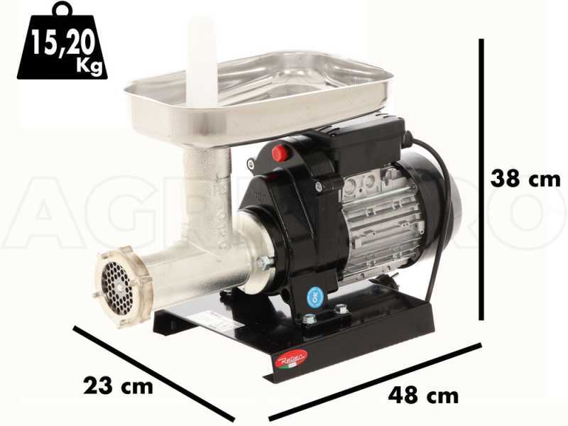 Reber 9601N - N.12 - Picadora de carne  el&eacute;ctrica - 500W