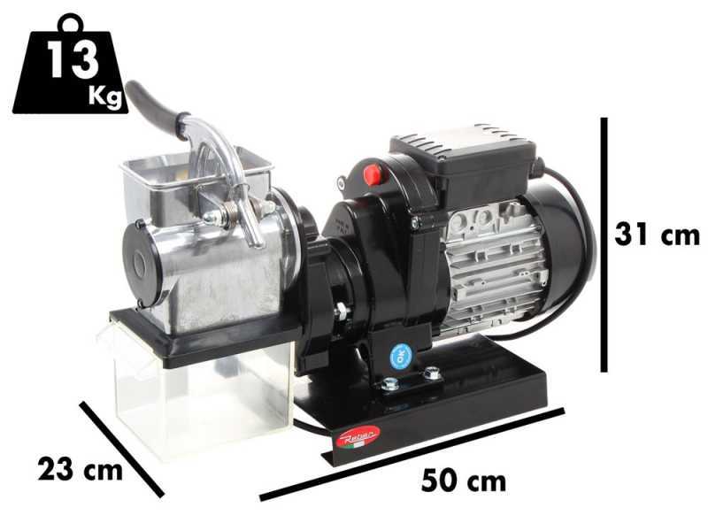 Reber 9601N-8900N - Rallador El&eacute;ctrico N.5 - 500W - Motor de inducci&oacute;n