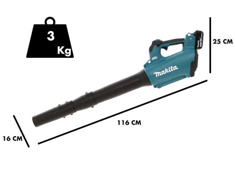 Soplador 18Vx2 MAKITA DUB184Z - CARGADOR Y BATER&Iacute;A NO INCLUIDOS