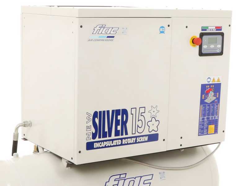 Fiac New Silver 15/300 - Compresor de tornillo rotativo- Presi&oacute;n m&aacute;x 10 bar