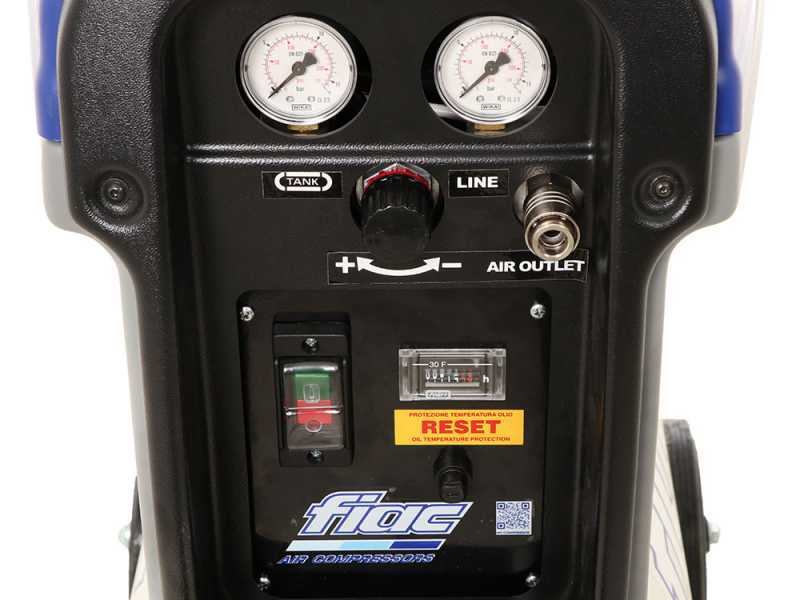 FIAC New Silver 3/90 - Compresor rotativo trif&aacute;sico de tornillo silencioso - Motor 3 HP 