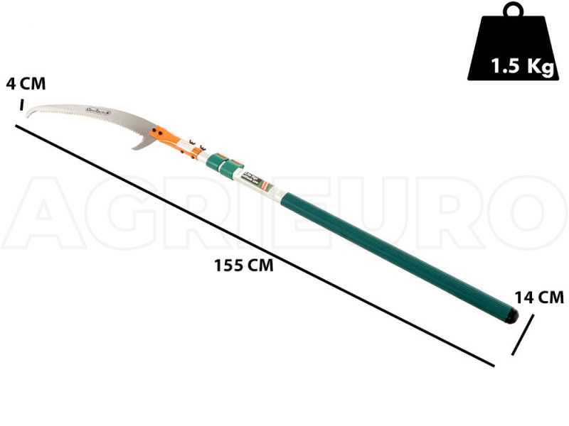 GeoTech STP-250 - Serrucho con p&eacute;rtiga telesc&oacute;pica - 155-250cm