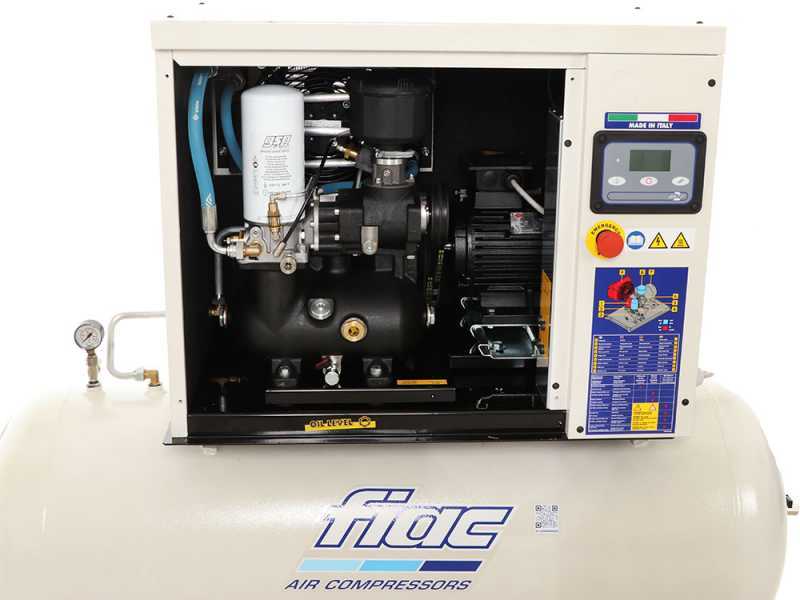 FIAC New Silver 10/300 - Compresor rotativo trif&aacute;sico de tornillo silencioso - Motor 10 HP 