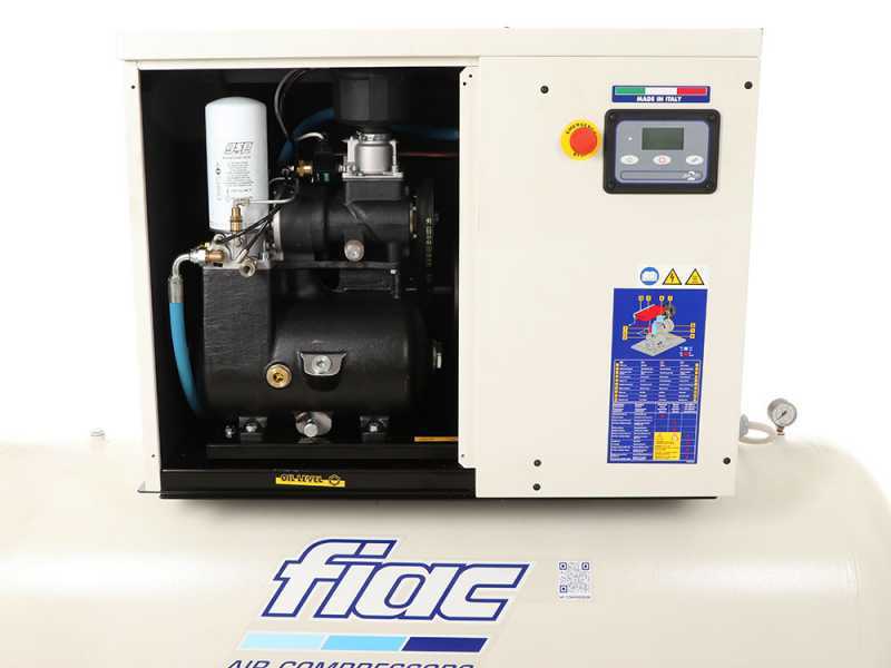 FIAC New Silver 15/500 - Compresor rotativo trif&aacute;sico de tornillo silencioso - Motor 15 HP 