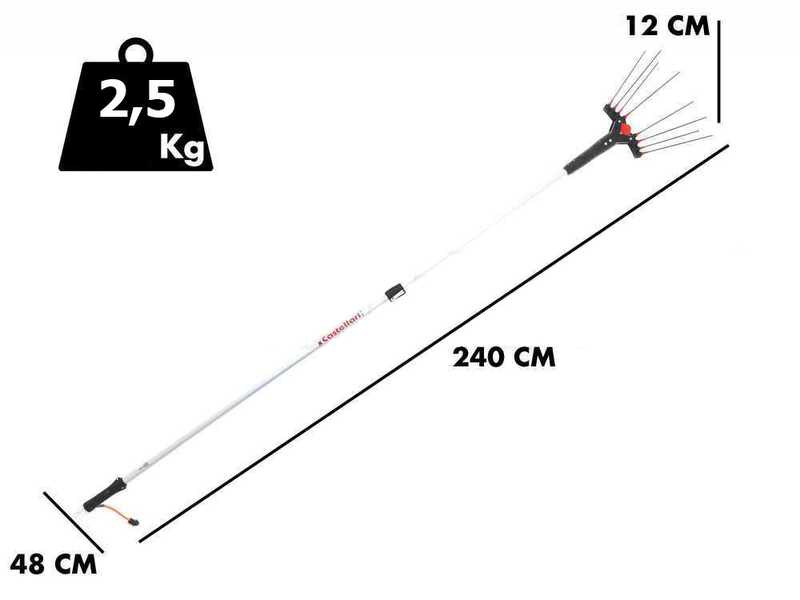 Castellari Vertigo C 30V - Vareador de aceitunas el&eacute;ctrico de bater&iacute;a - 190 - 240  cm