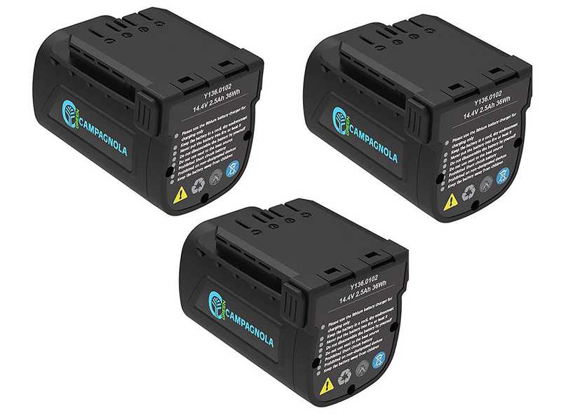 Campagnola Stark XM - Tijeras de poda de bater&iacute;a - 3x 14,4V 2,5 Ah