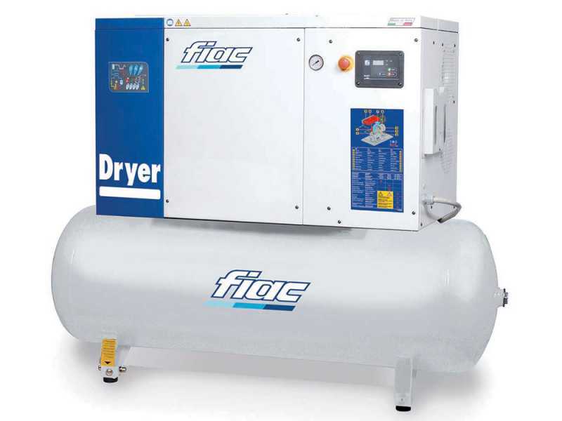 FIAC New Silver D 20/300 - Compresor rotativo trif&aacute;sico de tornillo silencioso - Secador integrado - Motor 20 HP 