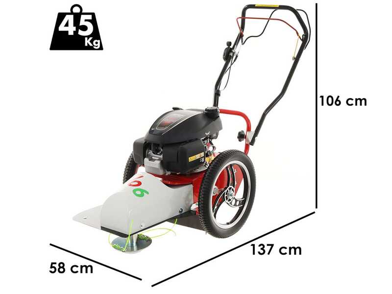 Blue Bird FLO Speed 6HO - Desbrozadora de gasolina - Cuchilla e hilo - Honda GCVx170