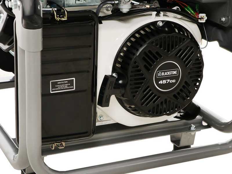 BlackStone BG 11050 - Generador de corriente a gasolina con AVR 7.8 kW - Continua 7.5 kW Full-Power + ATS
