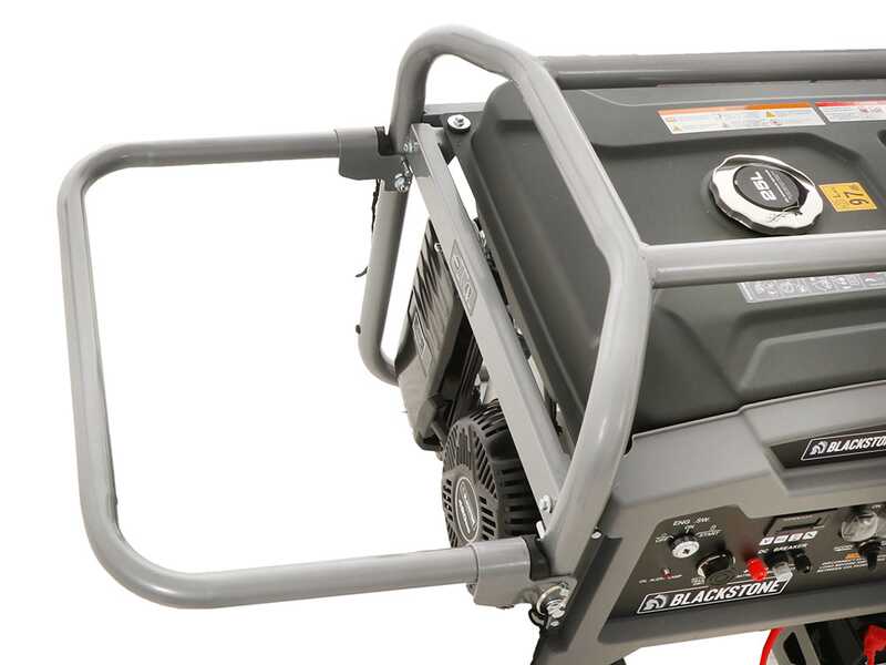 BlackStone BG 11050 - Generador de corriente a gasolina con AVR 7.8 kW - Continua 7.5 kW Full-Power + ATS