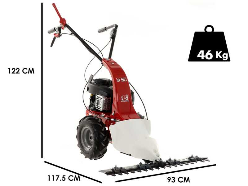 Eurosystems M90 - Motosegadora monocuchilla - B&amp;S 450 E