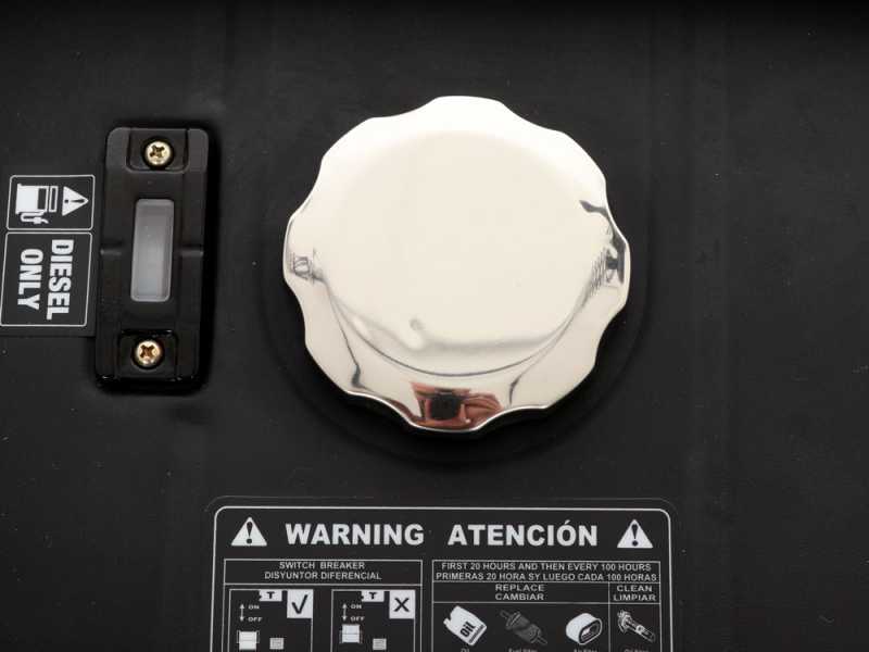 BlackStone OFB 6000 D-ES - Generador de corriente di&eacute;sel con AVR 5.3  kW - Continua 5 kW Monof&aacute;sica + ATS