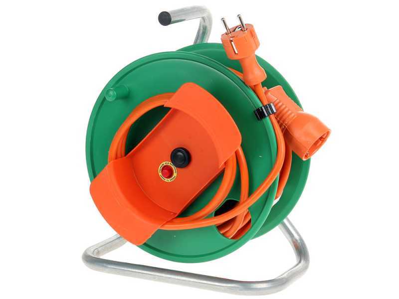 Enrollador de cable de jardiner&iacute;a 15 m (enrollador con cable)