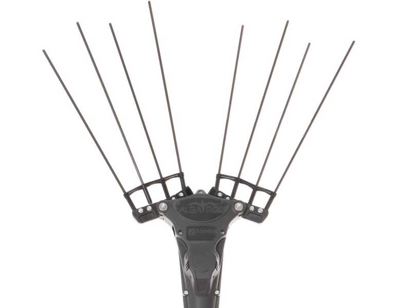 Zanon Albatros AL300 - Vareador de aceitunas el&eacute;ctrico a bater&iacute;a tipo mochila 50.4V 6.4Ah - P&eacute;rtiga telesc&oacute;pica 210/340 cm