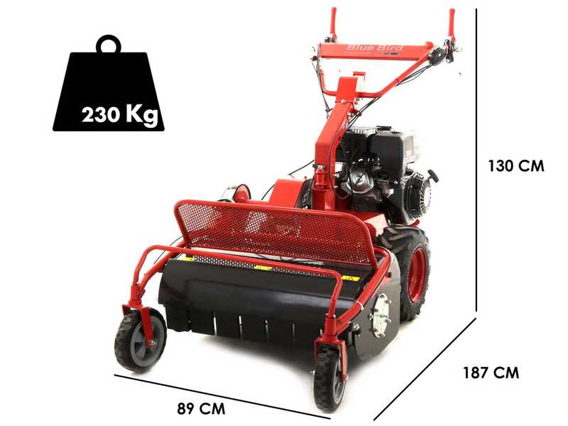Blue Bird SG0813 - Desbrozadora profesional de martillos - Loncin G390F