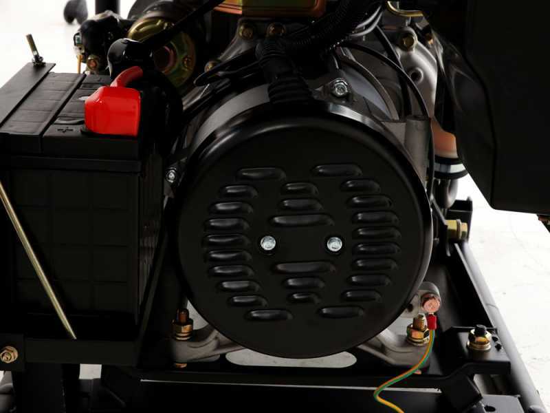 BlackStone OFB 8500-3 D-ES - Generador de corriente di&eacute;sel con AVR 6.3 kW - Continua 6 kW Trif&aacute;sica + ATS
