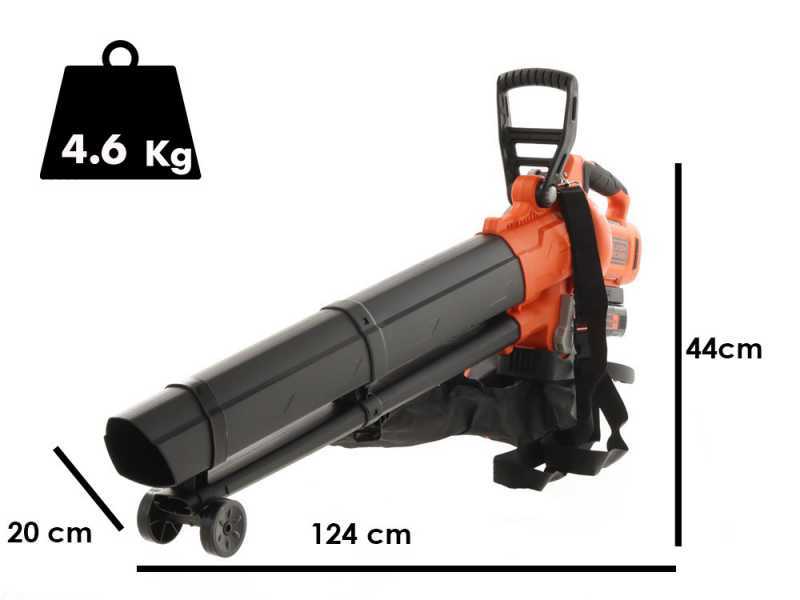 Soplador aspirador de hojas de bater&iacute;a BLACK+DECKER  BCBLV3625L1 -36V