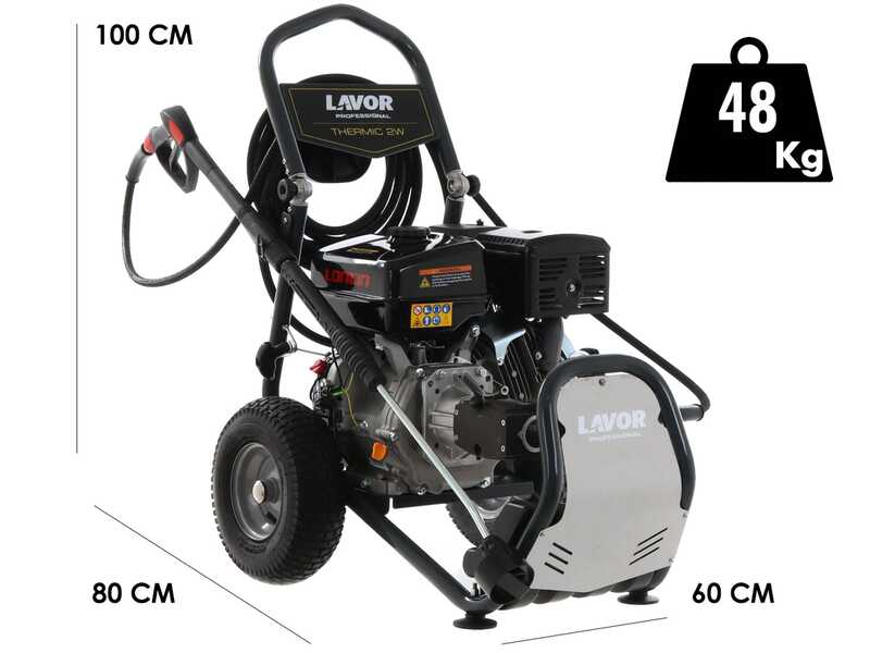 Hidrolimpiadora de gasolina Lavor Thermic 2W 13L - Motor Loncin G390F - 13 HP - 310 Bar