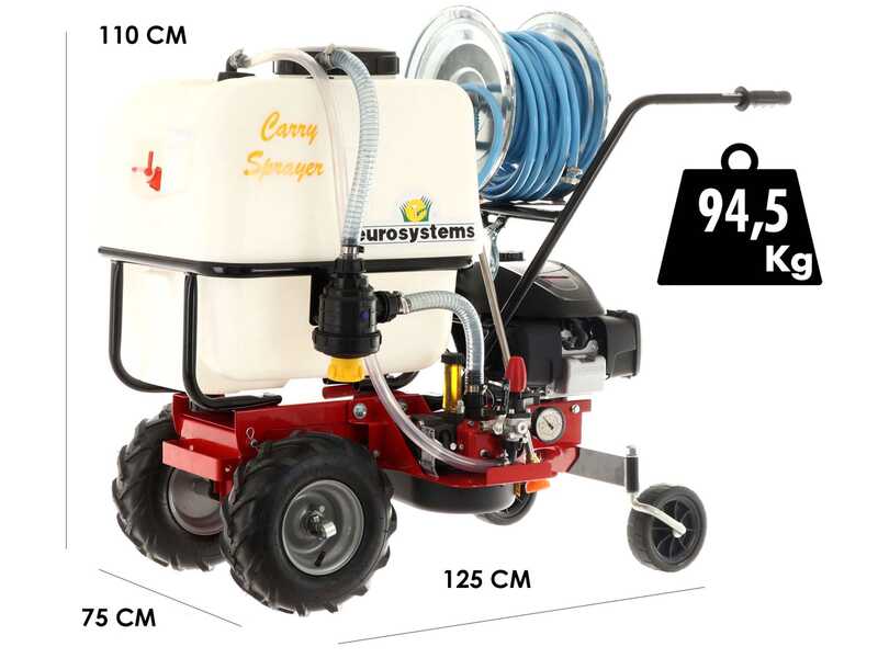 Eurosystems Carry Sprayer - Carretilla fumigadora - Motor Honda GCVx170