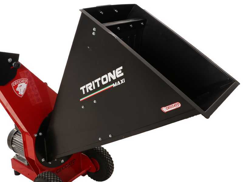 Ceccato Tritone Maxi Electric - Biotrituradora con motor el&eacute;ctrico - Trif&aacute;sico 7.5 HP
