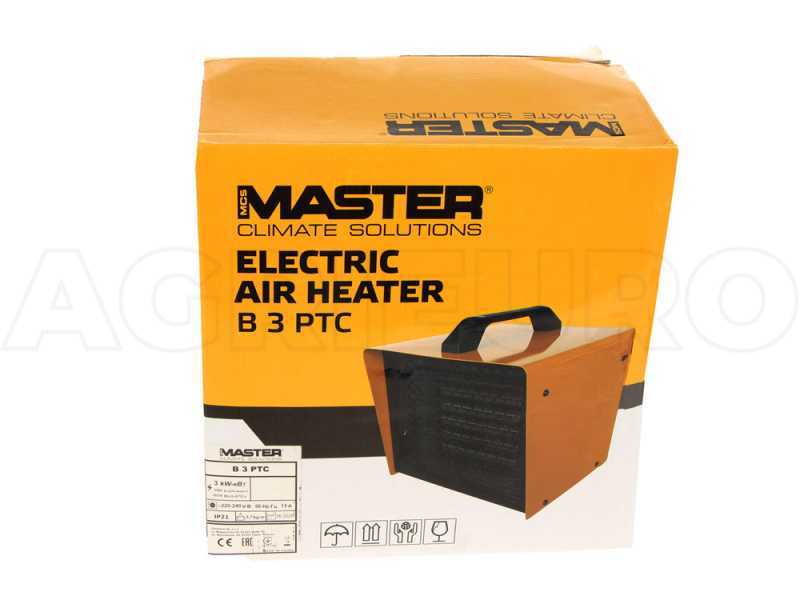 Master B3 PTC - Generador de aire caliente el&eacute;ctrico con ventilador - 3 kw