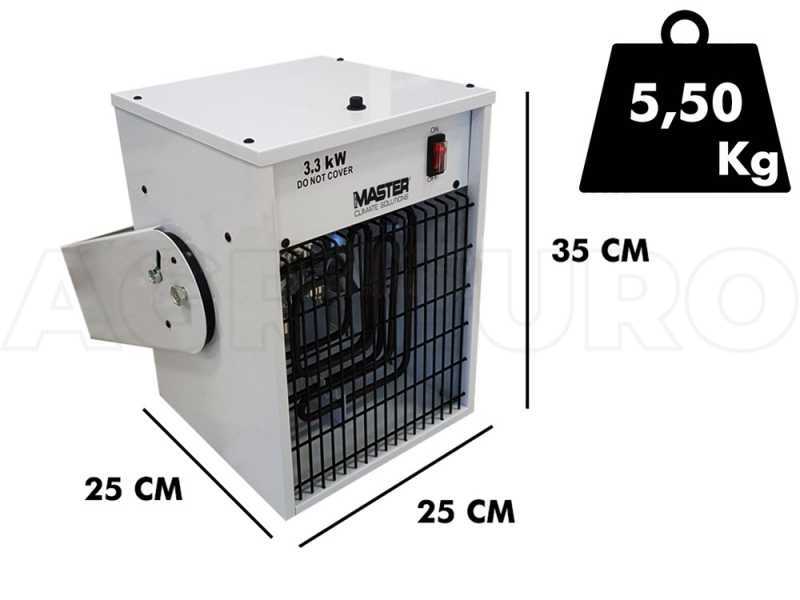 MASTER TR 3 - Generador de aire caliente el&eacute;ctrico  con ventilador de pared